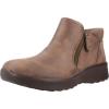 Skechers Women’s Lovely Vibe-Fall in Bloom Ankle Boot(Chocolate Microleather)