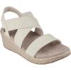 Skechers Women’s Martha Stewart Arch Fit Beverlee-Brentwood Wedge Sandal(Off-white)