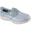 Skechers Women’s Martha Stewart On-The-go Flex Radiant Hands Free Slip-ins Sequin Boat Shoe(Sage)