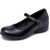 Skechers Women’s Mary Jane Elsit Slip Resistant Health Care Professional Shoe(Black)