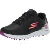 Skechers Women’s Max Arch Fit Golf Shoe Sneaker(Black Floral Waterproof)