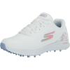 Skechers Women’s Max Arch Fit Golf Shoe Sneaker(White Floral Waterproof)