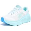 Skechers Women’s Max Cushioning Endeavour Canova Sneaker(White/Light Blue)
