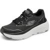 Skechers Women’s Max Cushioning Endeavour Galloway Sneaker(Black/Silver)