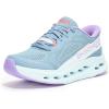 Skechers Women’s Max Cushioning Glide Step Caledonia Hands Free Slip-ins Sneaker(Slate)