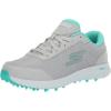 Skechers Women’s Max Fairway 4 Spikeless Golf Shoe(Gray/Turquoise)