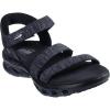 Skechers Women’s On-The-go Glide Step 2.0 Hands Free Slip-ins Sandal-Giselle Fisherman(Black/Grey)