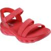Skechers Women’s On-The-go Glide Step 2.0 Hands Free Slip-ins Sandal-Giselle Fisherman(Red)