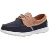 Skechers Women’s Performance On-the-go Go Walk Lite Shoes(Navy/Brown)