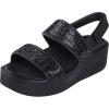 Skechers Women’s Platform Wedge Sandal(Black)
