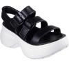Skechers Women’s Quarter Strap Sandal(Black/White)