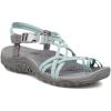 Skechers Women’s Reggae Irie Mon Flip-Flop Sandals(Grey/Aqua)