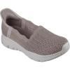 Skechers Women’s Seager-Believe It Hands Free Slip-ins Loafer Flat(Dark Taupe)