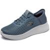 Skechers Women’s Skech-lite Pro Resistant Bungee Exdown Hands Free Slip-ins Health Care Professional Shoe(Slt)