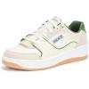 Skechers Women’s Sport Court 2.0-Metallic Brea Sneaker(Natural/Green)