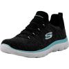 Skechers Women’s Summit – Quick Getaway Sneaker(Black)