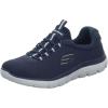 Skechers Women’s Summit – Quick Getaway Sneaker(Blue (Navy Mesh/Trim Nvy))