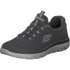 Skechers Women’s Summit – Quick Getaway Sneaker(Charcoal Mesh Trim)