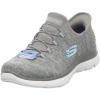 Skechers Women’s Summit – Quick Getaway Sneaker(Gray/Multi)