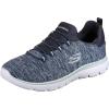 Skechers Women’s Summit – Quick Getaway Sneaker(Navy/Lightblue)
