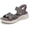 Skechers Women’s Ultra Flex 3.0-Never Netter Hands Free Slip-ins Sandal(Dark Taupe)