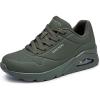 Skechers Women’s Uno – Stand on Air Sneakers(Olive)