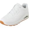 Skechers Women’s Uno – Stand on Air Sneakers(White/Gum)