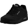 Skechers Women’s Uno-Night Shades Sneakers(Black/Black)