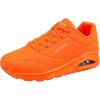 Skechers Women’s Uno-Night Shades Sneakers(Orange)