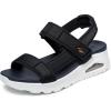 Skechers Women’s Uno-Summer Stand2 Sport Sandal(Black)