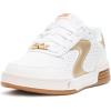 Skechers Women’s Viper Court Classic Sneaker(White/Gold)