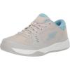 Skechers Women’s Viper Court Smash Athletic Indoor Outdoor Pickleball Shoe | Relaxed Fit Sneaker(Grey/Blue)