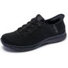 Skechers Women’s Virtue Sr Valsea Hands Free Slip Ins Health Care Professional Shoe(Black)