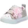 Skechers girls Twinkle Sparks Glitter Gems sneaker(Gold)