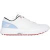 Women’s Drive 6 Arch Leather Relaxed Fit Waterproof Golf Shoe Sneaker(White/Blue)