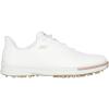 Women’s Jasmine Waterproof Golf Shoe Sneaker(White/Gold Spikeless)