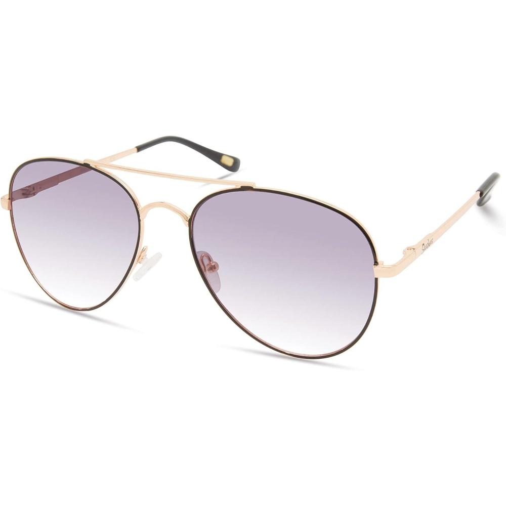 imageSkechers Womens SEA6166 Pilot Sunglasses Shiny Rose Gold 56mm