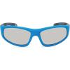 Skechers Boys’ SEA9082 Rectangular Sunglasses(Matte Blue)
