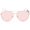 Skechers Girls’ Sea9085 Pilot Sunglasses(Shiny Rose Gold)