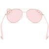 Skechers Girls’ Sea9085 Pilot Sunglasses(Shiny Rose Gold)