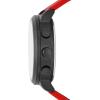 Skechers Men’s Lawndale Quartz Silicone Casual Sports Analog-Digital Watch, Color: Black, Red (Model: SR5073)