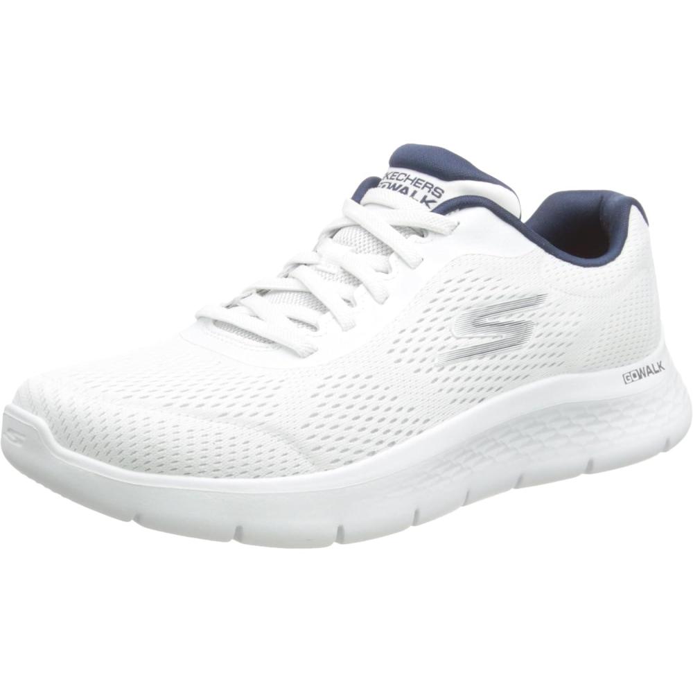 imageSkechers Mens Go Walk FlexRemark SneakerWhiteNavy