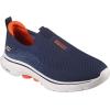 Skechers Men’s Go Walk 7 Stretch Fit Slip-on Sneaker(Navy/Orange)