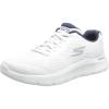 Skechers Men’s Go Walk Flex-Remark Sneaker(White/Navy)