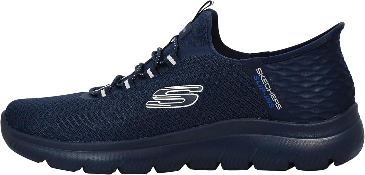imageSkechers Mens Summits High Range Slipin SneakersNavyBlue