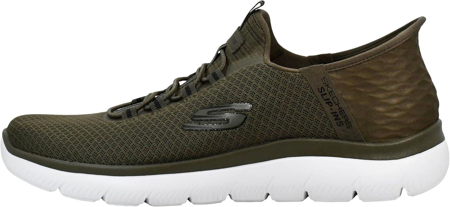 imageSkechers Mens Summits High Range Slipin SneakersOlive