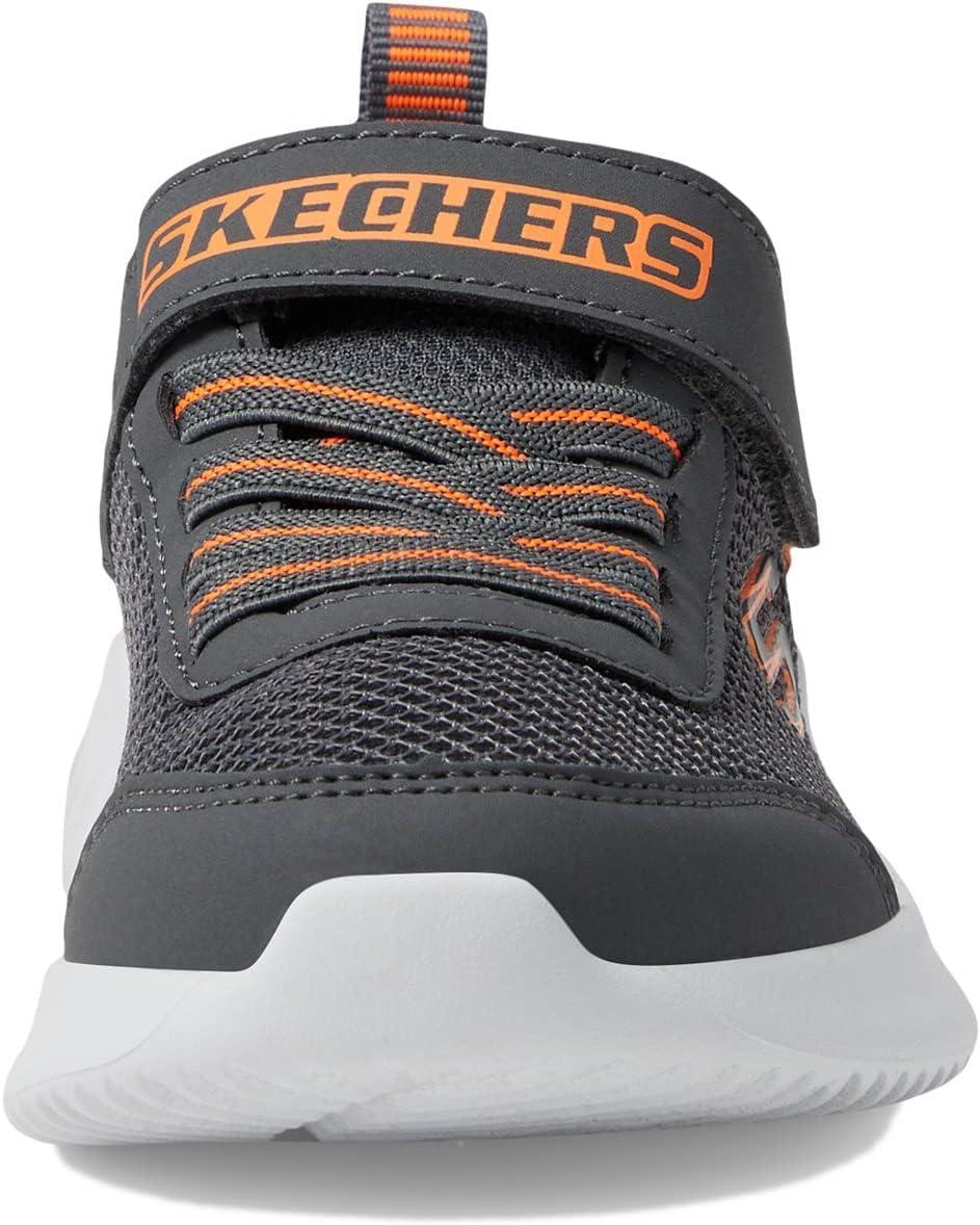 imageSkechers UnisexChild Boundertech SneakerCharcoalOrange