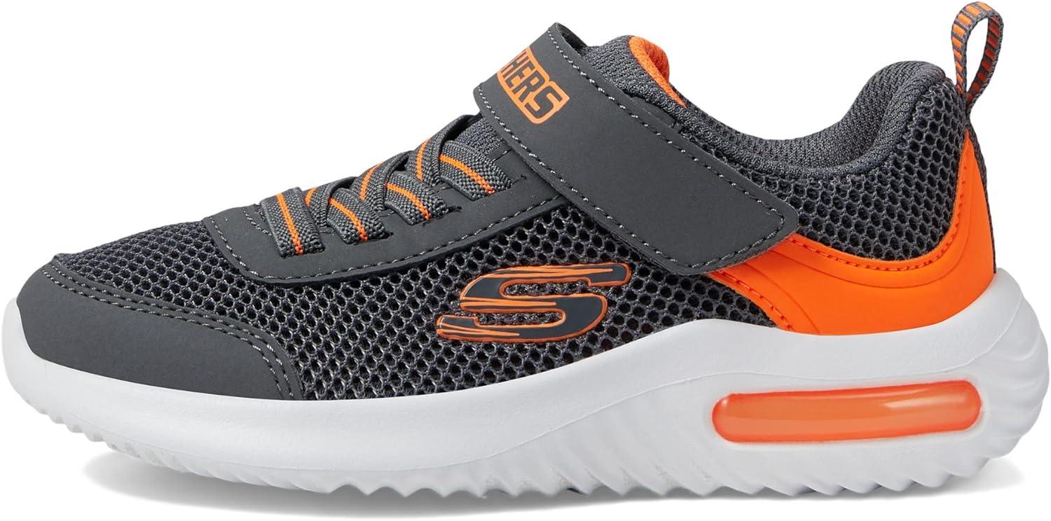 imageSkechers UnisexChild Boundertech SneakerCharcoalOrange