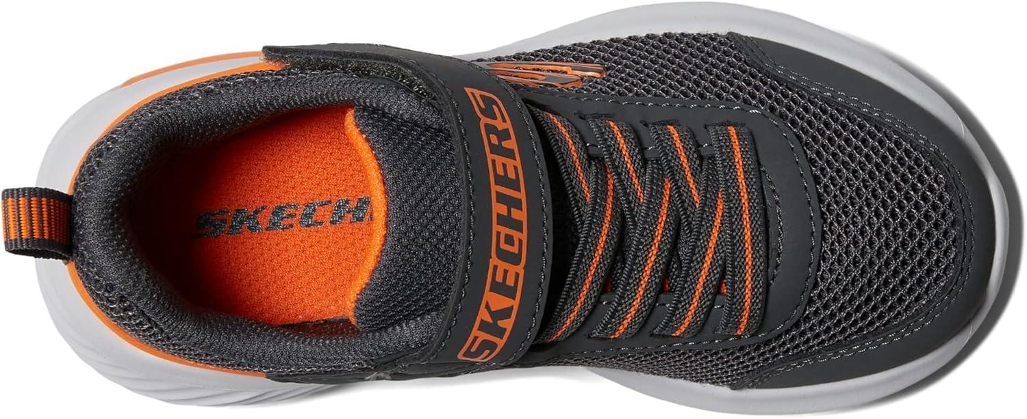 imageSkechers UnisexChild Boundertech SneakerCharcoalOrange