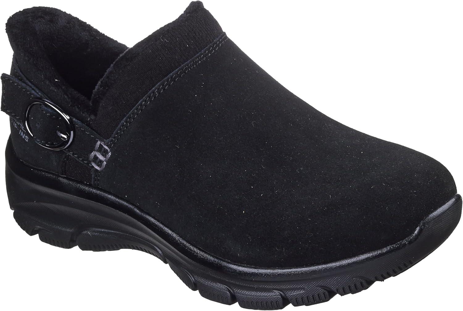 imageSkechers Womens Easy GoingModern Time Hands Free Slipins Ankle BootBlackBlack